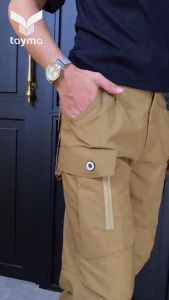 Tayma Celana Cargo Pria Sirwal Outdoor Tactical Pants Pinggang Karet Fleksibel Bultop Premium Nyaman
