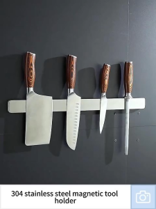 YissTiee Kitchen Stainless Steel Knife Rack Knife and Pot Storage Punch-free Installation