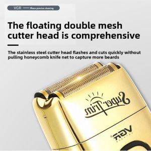 MONLEYTA | German Reversible Shaving Razor Bald Head Whitening Device Oil Head Hair Stylist Approved Push White Electric Hair Clipper