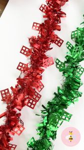 Pinky Bee Slinger Tinsel Dekorasi Natal Merah Hijau Rumah 2meter 67020600