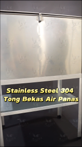 Stainless Steel 304 Boiler Square Water Drum(2 side)/Square Stand/Storage