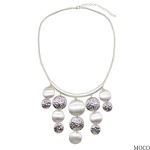 Exaggerated Metal Coin Tassel Necklace Unique Personality National Style Miao Vintage Clavicle Chain Versatile Neck Chain