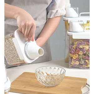 Hộp Nhựa Đựng Thực Phẩm Khô Hộp Nhựa Đựng Ngũ Cốc Trong Suốt Nắp Kín Chống Ẩm