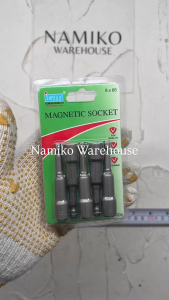 Magnetic socket adaptor mata kunci kepala mur baut roofing IGM 8 x 65 mm