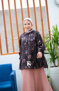 (13) RAFIKA FELIA  Baju Kemeja Atasan Wanita Felia Shirt By Rafika . Nazra.Sha