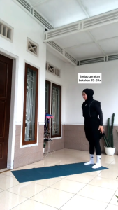Rocella Swimware One Set Kemala Baju Renang Muslimah Hitam Pakaian Berenang Hijab Baju Olahraga