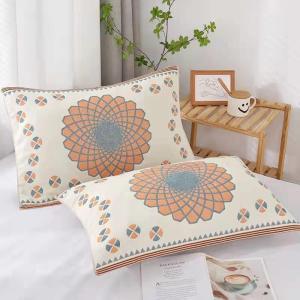 Adult Simple Style Linen Pillowcase Light Beige