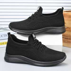 Beijing Mens Casual Shoes Breathable Fashion Sports Shoes Anti-slip Soft Bottom Kitchen Suitable Low Heel round Toe Shoes