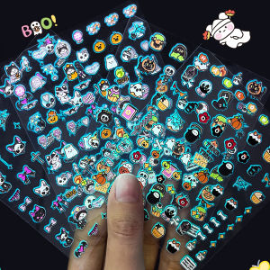 QIFUXING | Halloween Face Decor Stickers