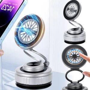 ถ้วยดูดสุญญากาศสุญญากาศ ° ปรับได้360ที่วางโทรศัพท์ในรถที่ถือโทรศัพท์แบบดูดสุญญากาศที่แขวนสิ่งของอเนกประสงค์สำหรับคนขี้เกียจแม่เหล็กสองด้าน