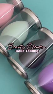 AMYS DIARY 1PCS Beauty Blender Sponge Egg Makeup Kemasan Tabung Mika