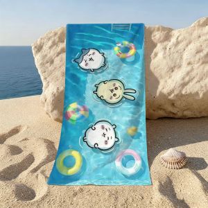 Anime Japanese Carton C-Chiikawa-S Towel For Beaches Yoga Studios Gyms Hot Springs Swimming Pools And Picnics