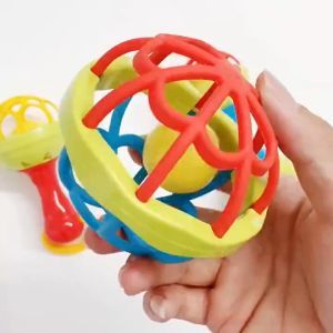 Payoe Mainan Kerincingan Bayi Teether Rattle Stick Gigitan Bayi BOLA BPA FREE