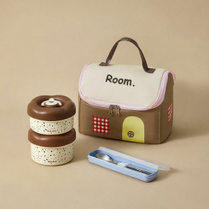 RELEA | Insulated Bento Box Microwave Heating For Office Workers And Students