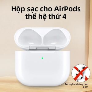 Hộp Sạc Thay Thế Cho AirPods 4 Tai Nghe Nguyên Bản Tương Thích Có Chức Năng Tương Tự Như Hộp Sạc Chính Hãng Cho AirPods 4 Đích Thực