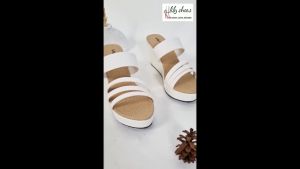 LILY SHOES - Viona Wedges Sendal Selop Wanita Trendy Real Pict Berkualitas