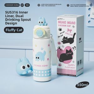 COOKER KING | Child Student Use 316 Stainless Steel Straw Insulated Cup