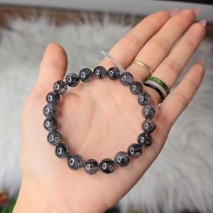 Vòng Thạch Anh Tóc Đen 10li cho mệnh Thuỷ và Mộc - Phong Thuỷ TUDO