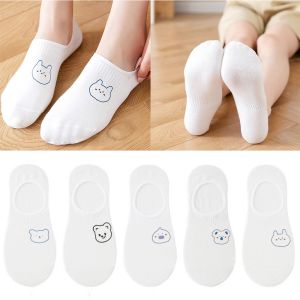 5Pairs Random Color Rabbit Cow Heart Animal Socks Cotton Casual Warm Women Streetwear Cute Funny Socks Short Happy Ankle