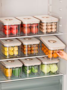 Hộp Đựng Đồ Nhà Bếp Tủ Lạnh Cấp Thực Phẩm Hộp Đựng Rau Củ Quả Quả Trứng Bảo Quản Hộp Kín Đông Lạnh Hộp Đựng Đồ Gia Dụng