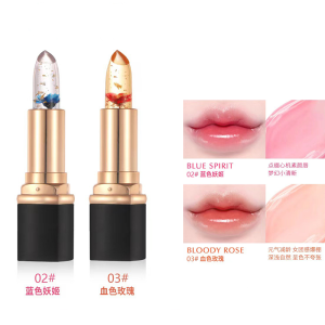 Skinvise lipstick Crystal Jelly Flower Color Changing lip balm Long Lasting Waterproof Lip Stick Moisturizing Non-fading lip gloss 温变唇膏