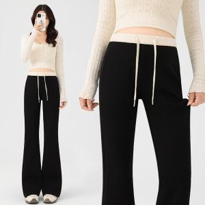 Quần Bầu Không Bó Sát Bụng Mùa Thu 2025 Quần Ống Loe Nhỏ Mới Quần Dài Thường Ngày Cho Phụ Nữ Mang Thai