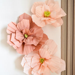 Wedding Decorations Artificial Flowers Wall Decorations Folded Flower Decorative Items for Bridegroom Room Simulation Paper Flowers