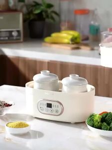 Bear （Bear） Electric Cooker   Electric stew pot   Soup Pot Stew Pot   Water-Proof Stew   Baby Porridge Pot Porridge Birds Nest with Steamer Can Be Scheduled DDZ-C10V1 1L