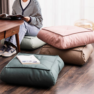 Thickened Japanese Style Zafu Cushion Floor Sitting Pad Tatami Mat Window Seat Nordic Style Home Decorative Pillow Cover