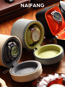 Portable Travel Leather Watch Storage Box Single Piece Wristwatch Jewelry Packaging Gift Box Mechanical Watch Storage Case