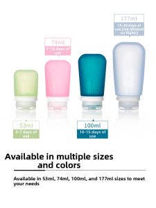 Chai Đựng Rỗng Bằng Silicone Du Lịch