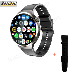 Dual System Android 13.0 Smartwatch 4G 5G LTE Smart Watches With 210° Rotary Camera GPS WIFI Compass 1900Mah Battery 1.98inch