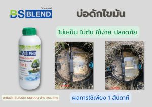 จุลินทรีย์ บีเอส เบลนด์ (BS BLEND) ขนาด​ 1000 มล.​ บำบัดกลิ่น ย่อยสลายของเสีย กำจัดกลิ่นเหม็น กำจัดหนอนลดแมลงวัน