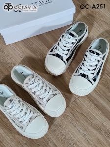 OCTAVIA Sepatu Sneakers Casual Backless Mules Wanita OC-A251