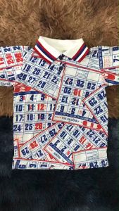 เสื้อโปโลเด็ก ลายปฏิทิน มือ1 ผ้าคอตตอน cotton 100% ใส่ได้ทั้งเด็กผู้ชายและเด็กผู้หญิง