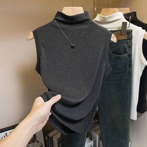 Elegant French Design Sleeveless Tank Top