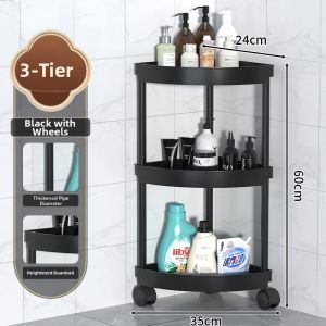 WANGXINGHEYUE | Triangular Floor-standing Bathroom Storage Rack