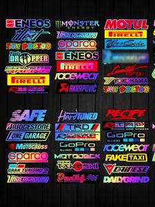 สีสันเลเซอร์รถสติกเกอร์สติ๊กเกอร์รถจักรยานยนต์รถยนต์ไฟฟ้าตกแต่งสีรถ Scratch Cover ส่วนบุคคล Creative การปรับเปลี่ยนสติกเกอร์