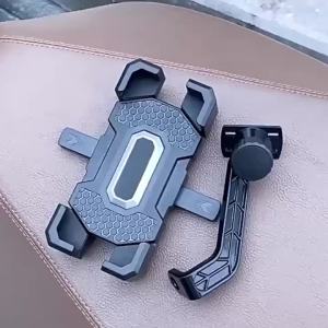 Motorcycle Bicycle Phone Holder Secure Twist Lock Quick Mount 360 Rotation Anti Shake Ebike GPS Navigation Bracket