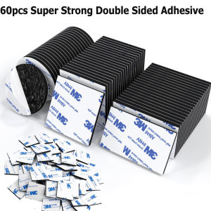 60Pcs Super Strong Double Sided Adhesive Foam Pads Extra Strong Double Sided Adhesive Tape For Home Office Accessories