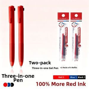 deli | Multi-color Writing Pen Tri-Color Pen