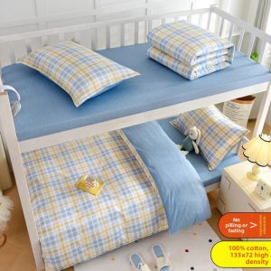 Luxury Dormitory Single Bed Sheet Set Cotton
