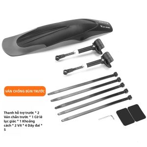 West Biking | WEST BIKING Tấm Chắn Bùn Xe Đạp Có Thể Điều Chỉnh 26-29 Inch Chắn Bùn Trước & Sau Rộng Hơn Chống Thấm Nước Chống Sốc Bảo Vệ Khỏi Nước Bắn Khi Đạp Xe Phụ Kiện Xe Đạp