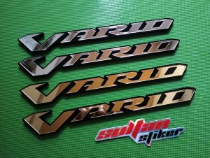 EMBLEM VARIO AKRILIK TIMBUL GLOSSY
