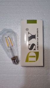 Bóng đèn trang trí LED thủy tinh trong suốt DSY ST64 4 râu