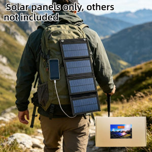 Foldable Solar Panel Charger 25W 100W Portable Waterproof USB for Outdoor Camping Phone Tablet Emergency Power Durable