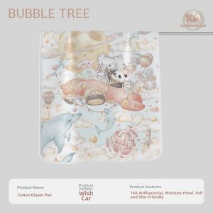 BUBBLE TREE | Waterproof Washable Baby Diaper Pad
