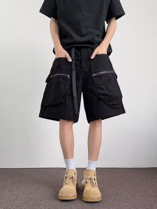 Quần Short Công Sở Nam Ống Đứng Quần Short Nam Mùa Hè Quần Short Công Sở Phong Cách Mỹ Thường Ngày Quần Short Nam