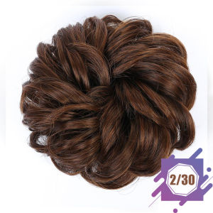 Natural Looking Curls Hair Bun Fake Hair Cover Loose Wave Hair Clip Womens Style Puffy Hair Extensions Hair Accessories