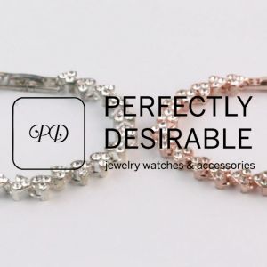 Elegant Gold And Silver Sparkling Crystal Heart Shaped Bracelet Set